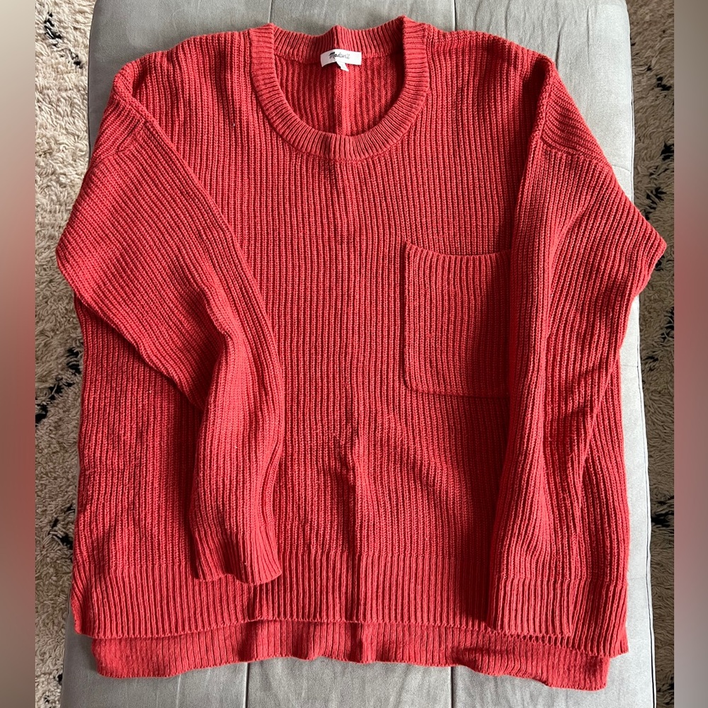 Madewell Salmon Crew Neck Sweater